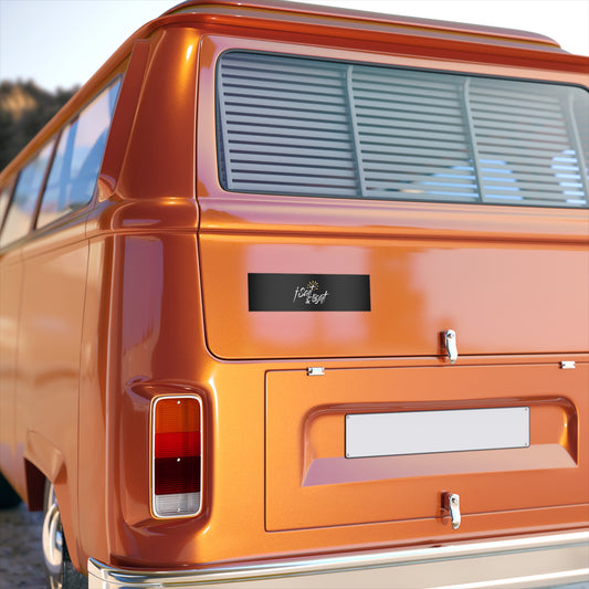 Faith & Light Bumper Sticker — Inspirational Christian Vinyl Decal