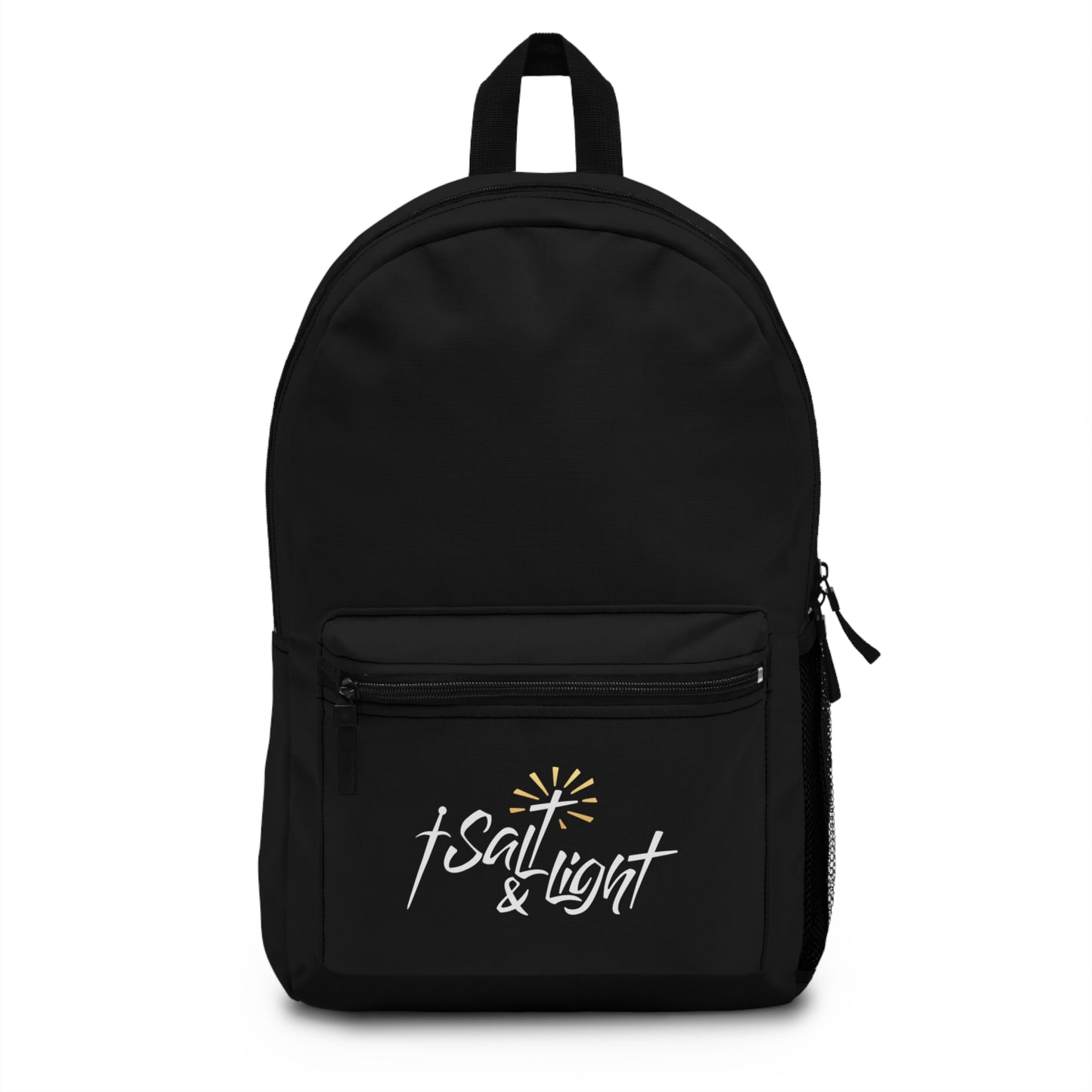 Salt & Light Backpack — Inspirational Christian School Backpack with Faith Graphic