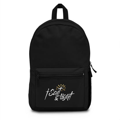Salt & Light Backpack — Inspirational Christian School Backpack with Faith Graphic